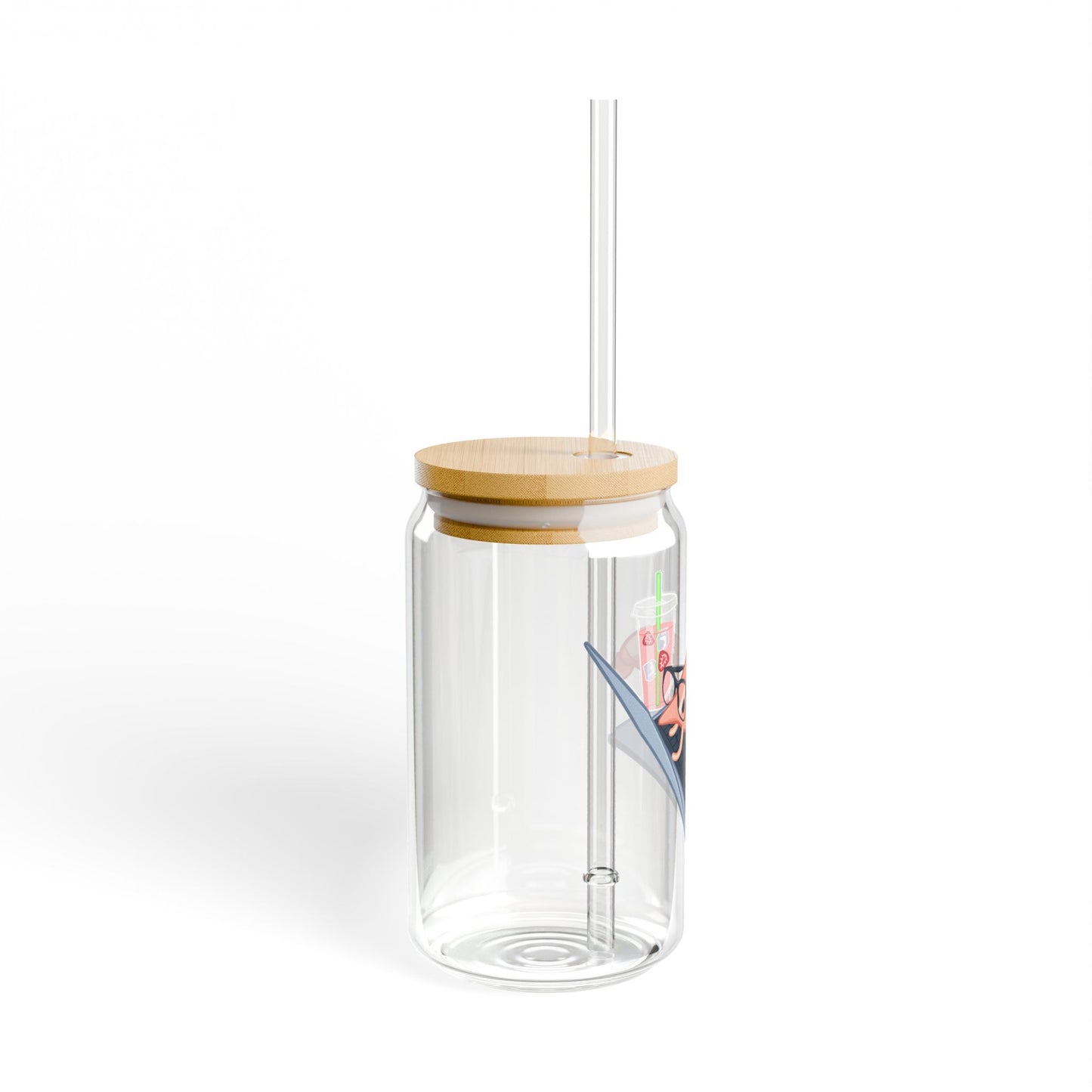 Studious Shrimp Sipper Glass