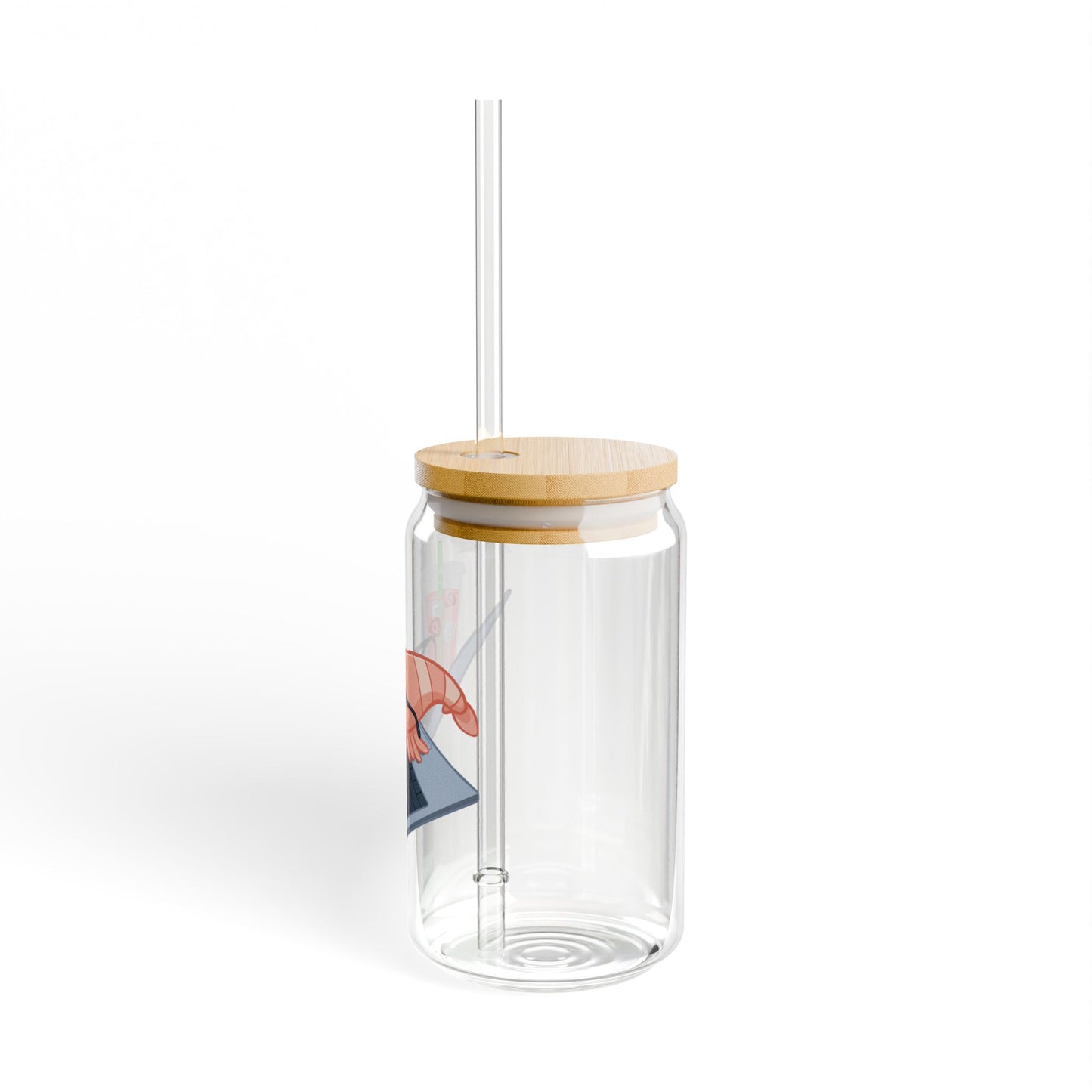 Studious Shrimp Sipper Glass