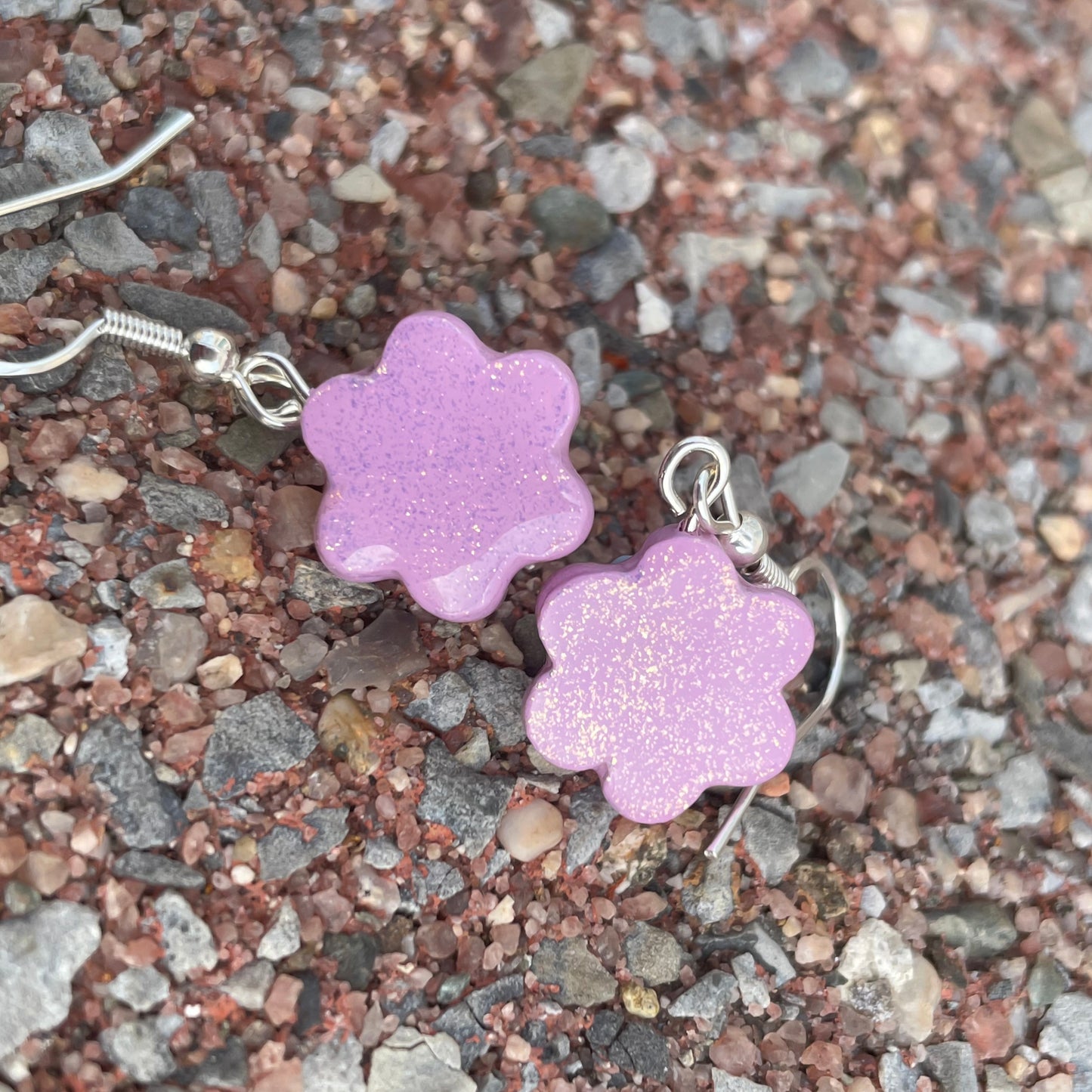 Rat Flower Clay Earrings