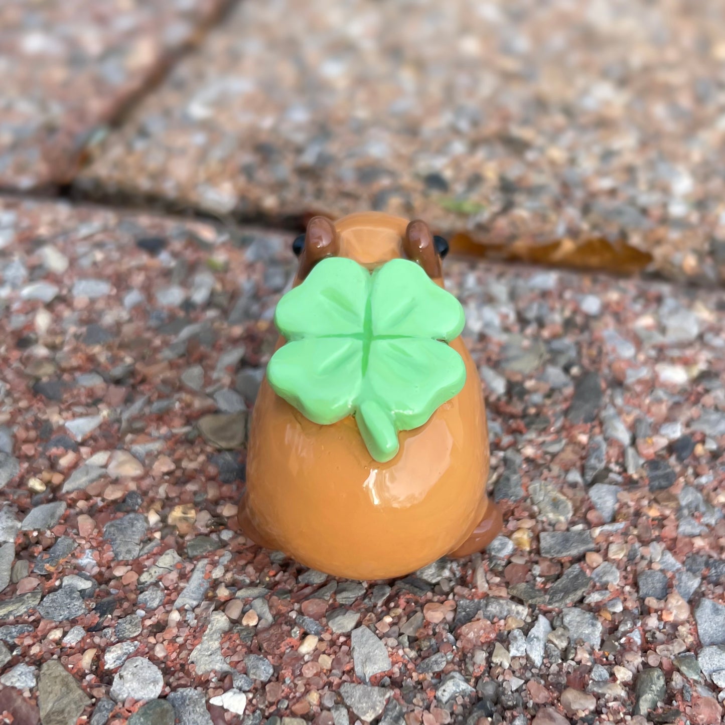 Lucky Capybara Clay Figure