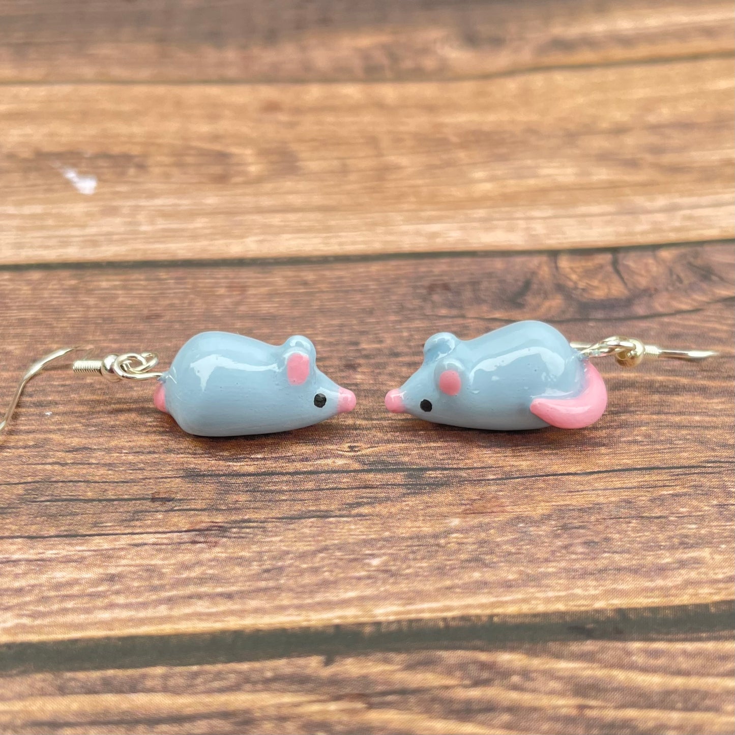 Rat Clay Earrings
