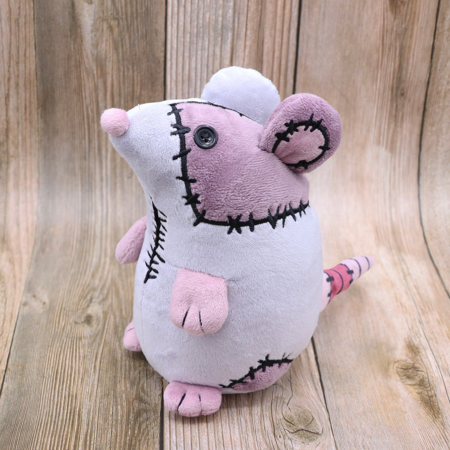Patchwork Rat Plushie