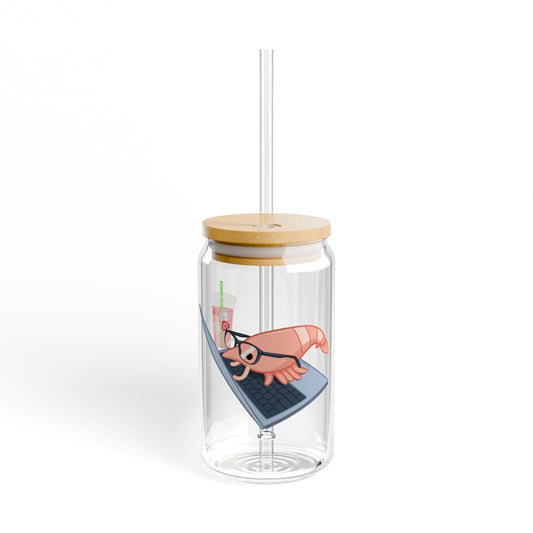 Studious Shrimp Sipper Glass
