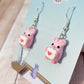 Love Letter Rat Clay Earrings