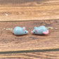 Rat Clay Earrings