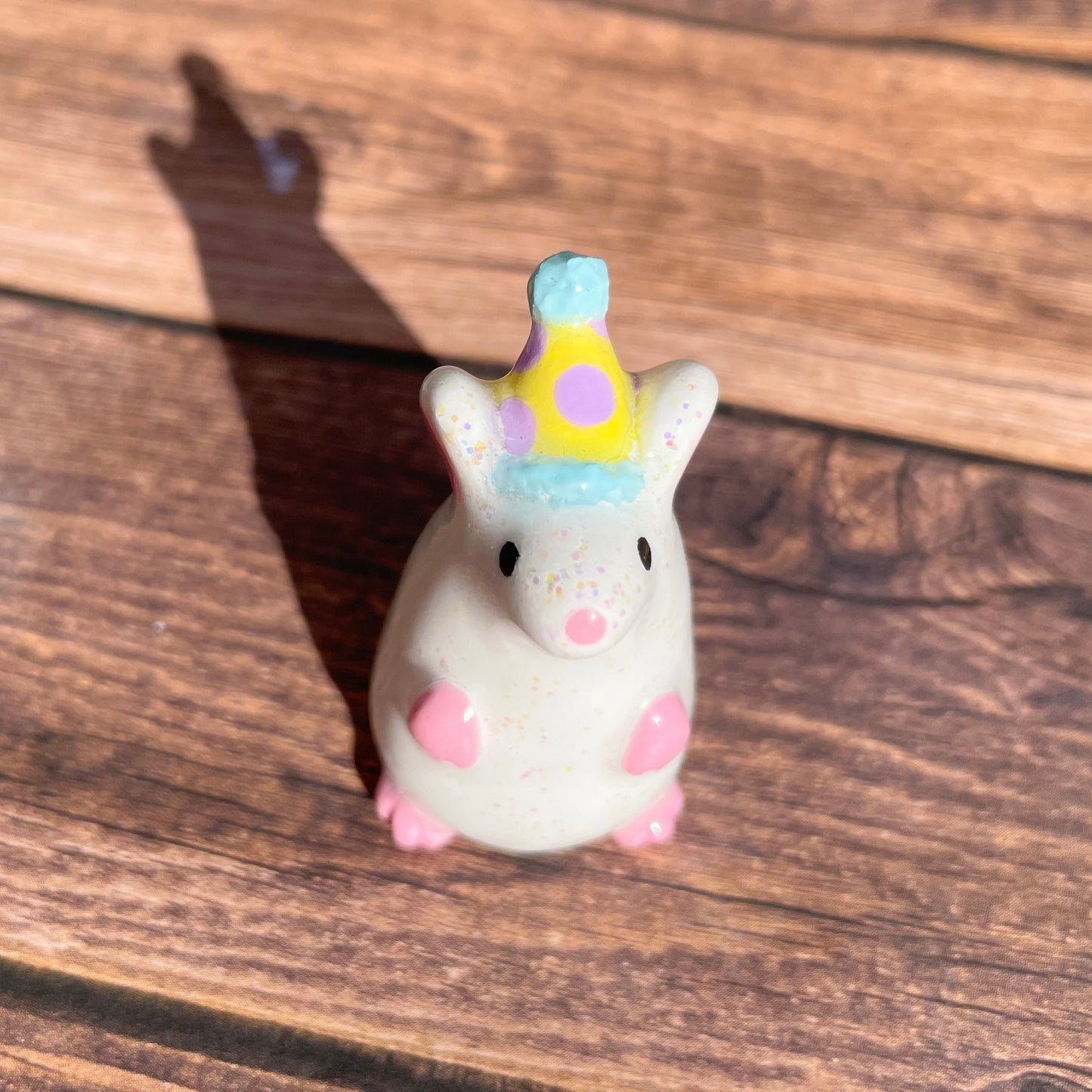 Party Rat Clay Figure
