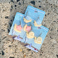 Beachy Snail Clay Earrings