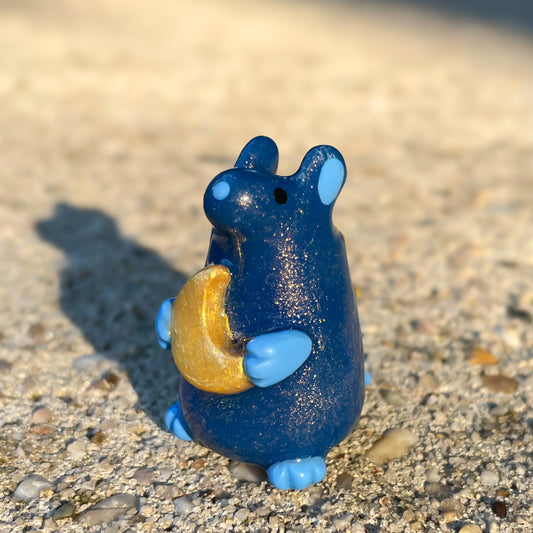 Celestial Rat Clay Figure