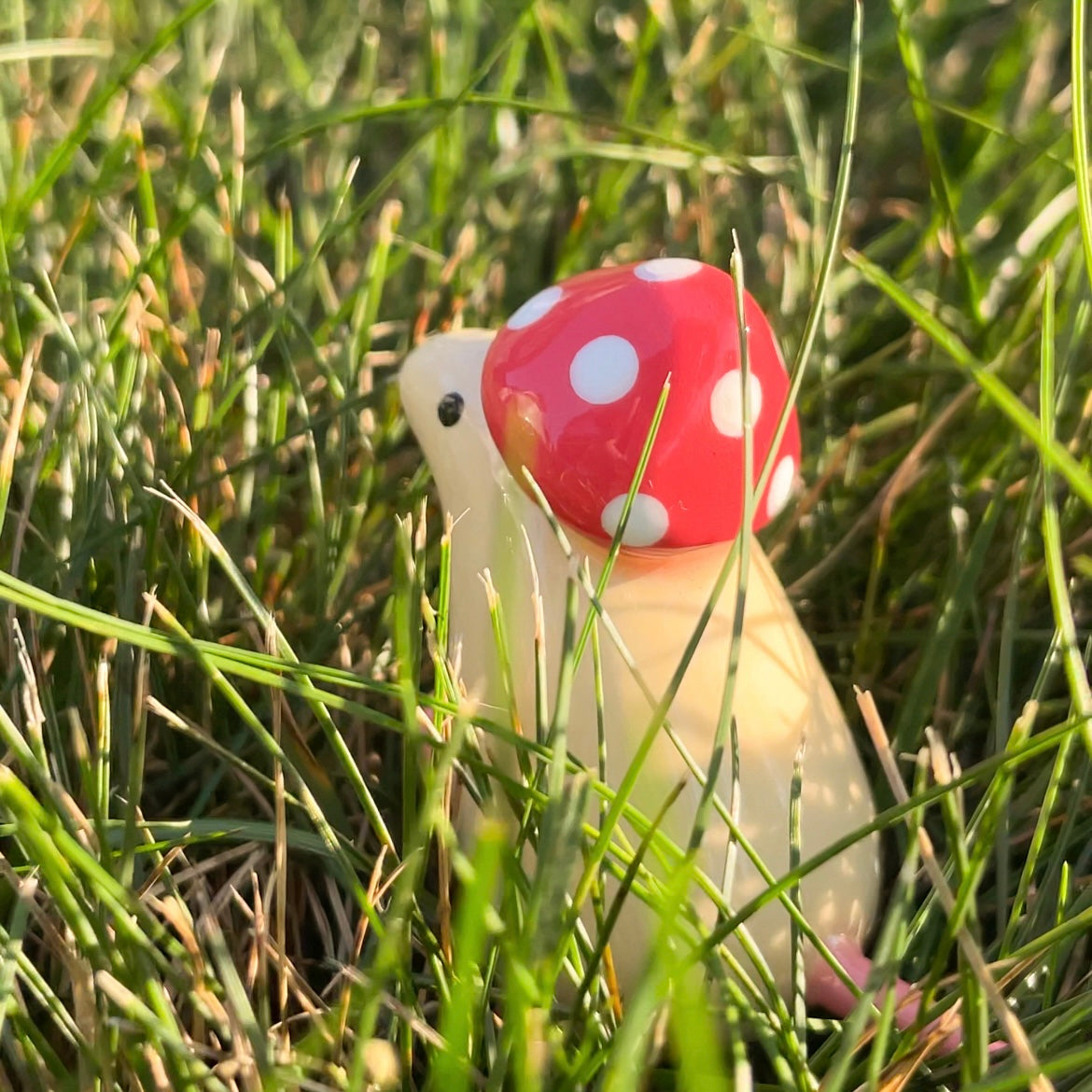 Mushroom Rat Clay Figure | 1.5 in.