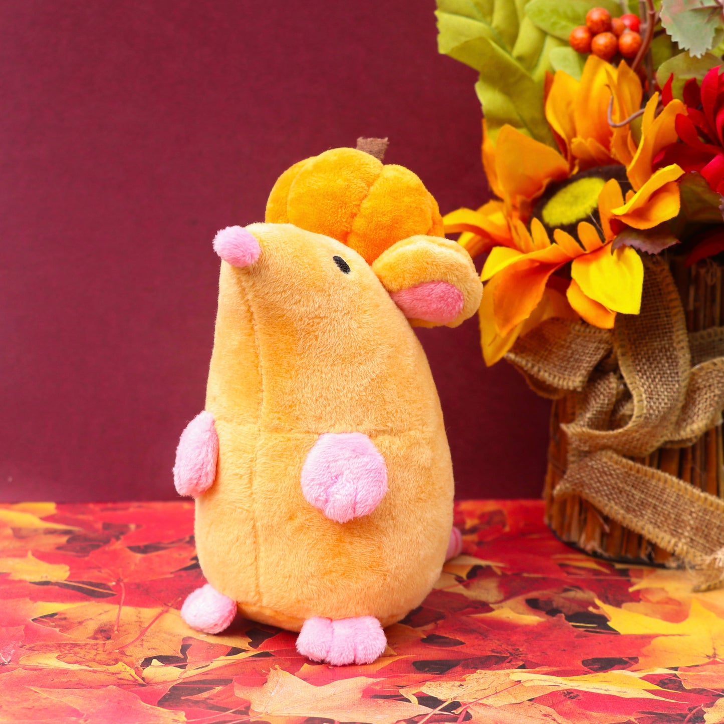 Pumpkin Rat Plushie