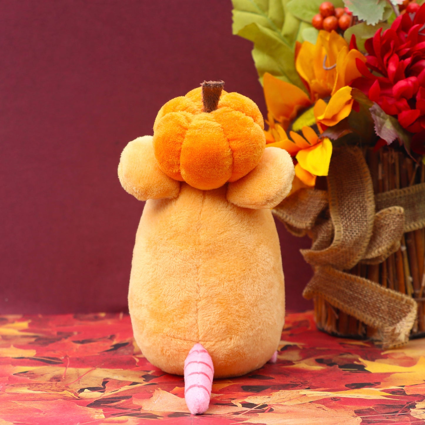 Pumpkin Rat Plushie