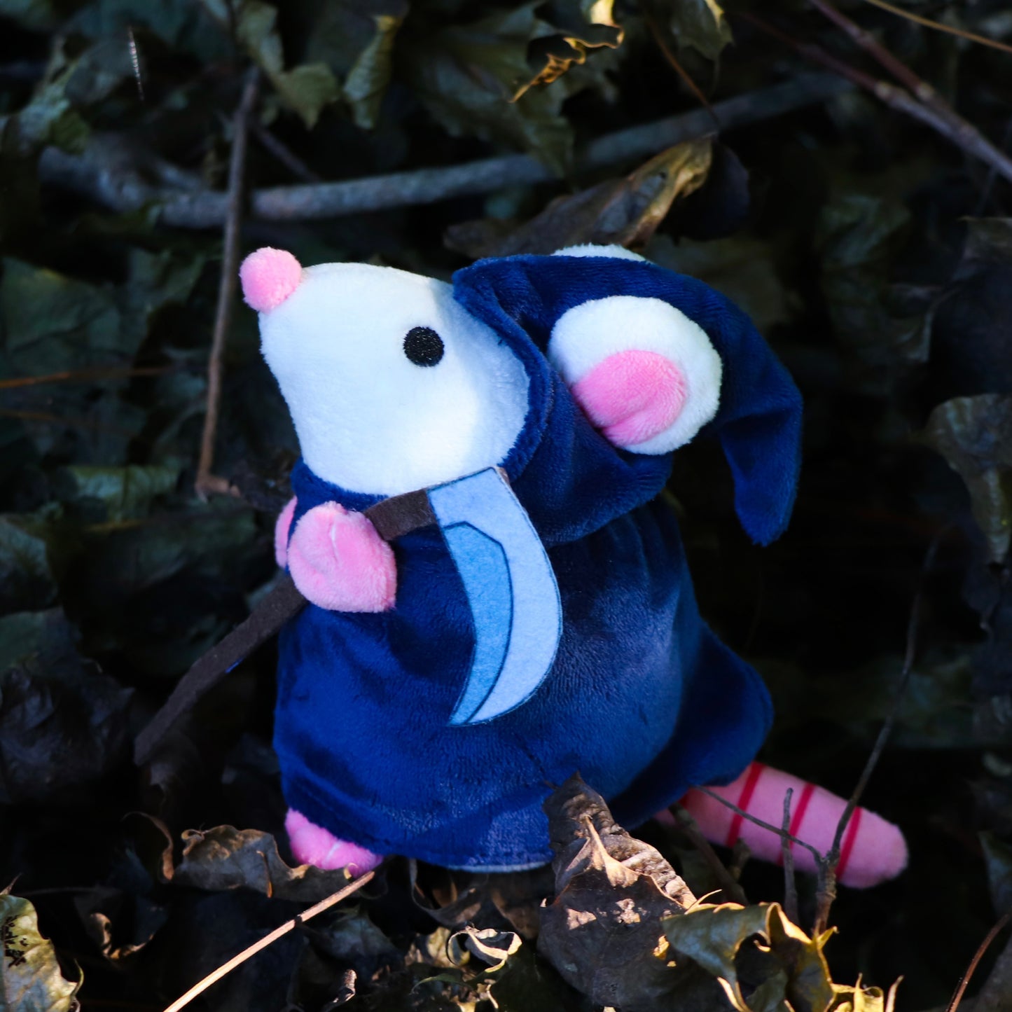 Grim Reaper Rat Plushie