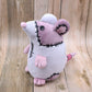 Patchwork Rat Plushie