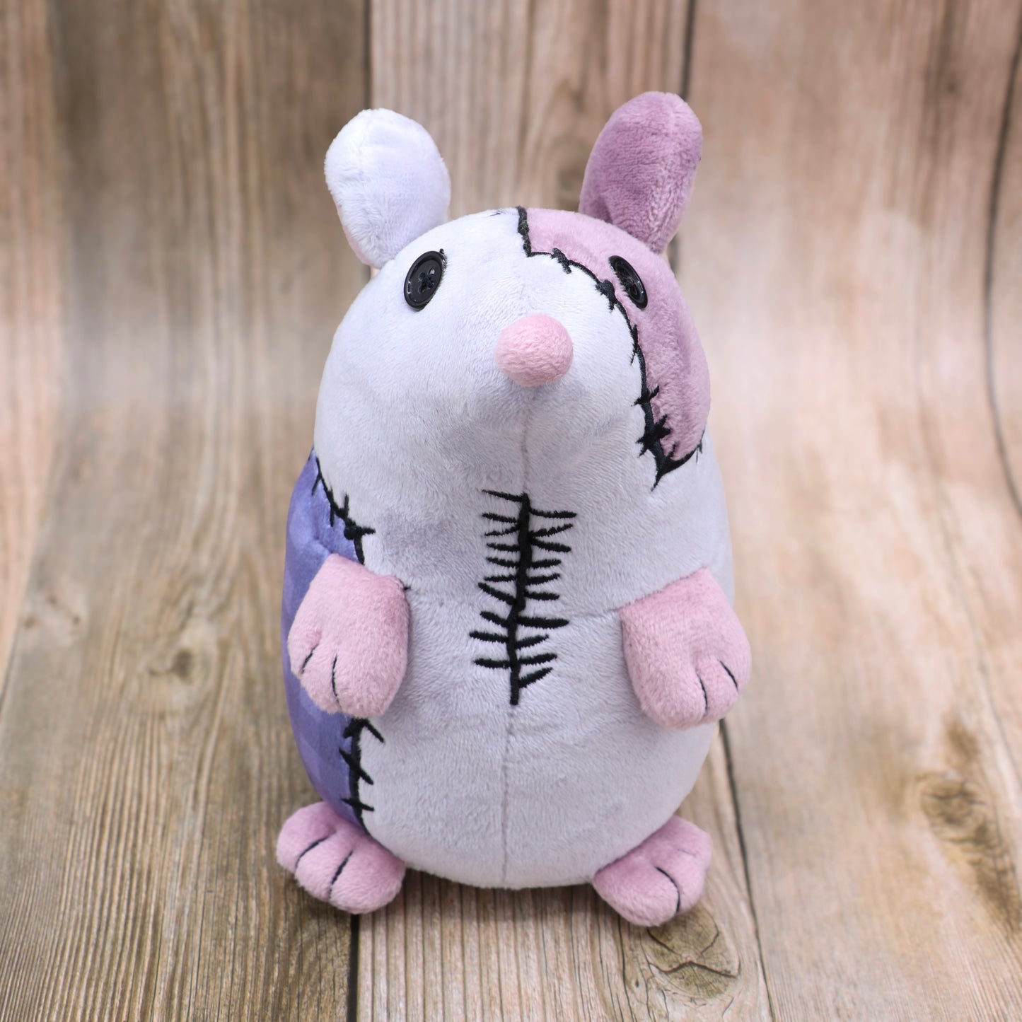 Patchwork Rat Plushie