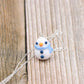 Snowman Clay Necklace