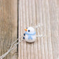 Snowman Clay Necklace