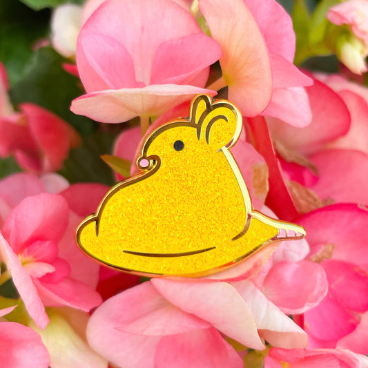 Peeps Rat Glitter Enamel Pin