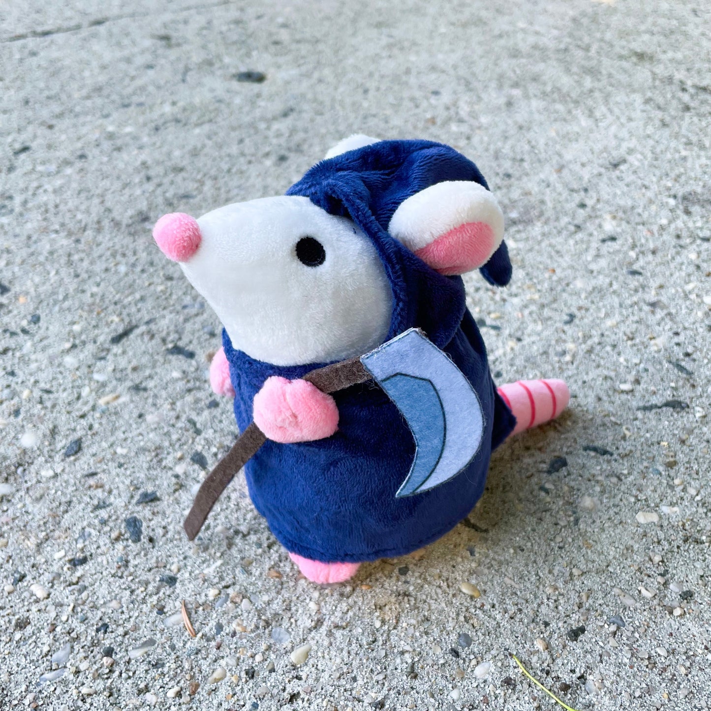 Grim Reaper Rat Plushie