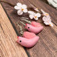 Sugar Heart Snail Clay Earrings