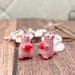 Heart Rat Clay Earrings