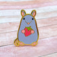 Strawberry Rat Enamel Pin