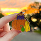 Cat Pumpkin Enamel Pin