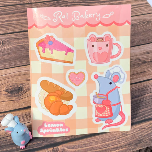 Rat Bakery Sticker Sheet