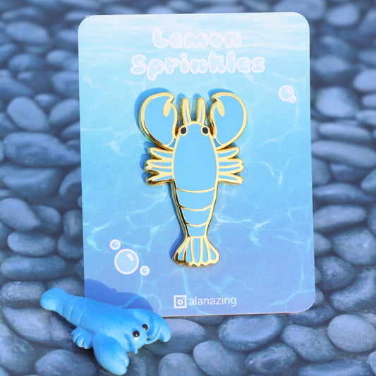 Blue Lobster Enamel Pin