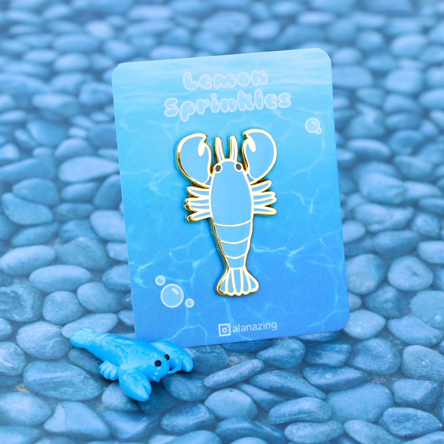 Blue Lobster Enamel Pin