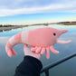 Pink Shrimp Mochi Plushie